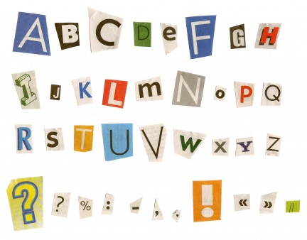 letters of the alphabet