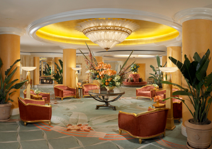 Beverly Hills hotel lobby
