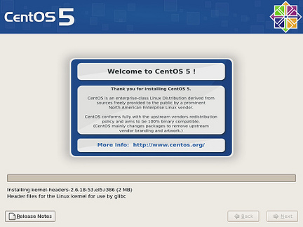 CentOS 5 installation