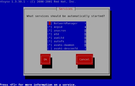 CentOS Services setup