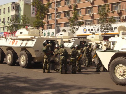 chinese riot squad