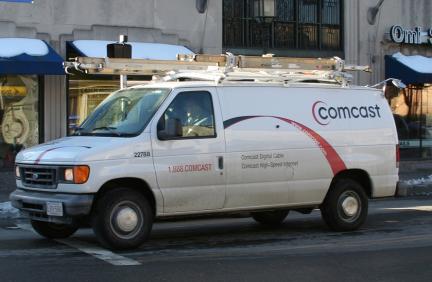 Comcast truck