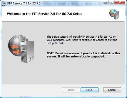 Installing FTP on IIS