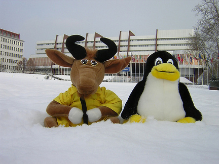 GNU and Tux