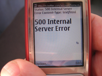 Internal Server Error