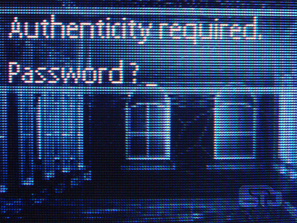 Authentication required password