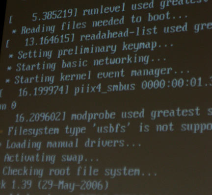Linux booting