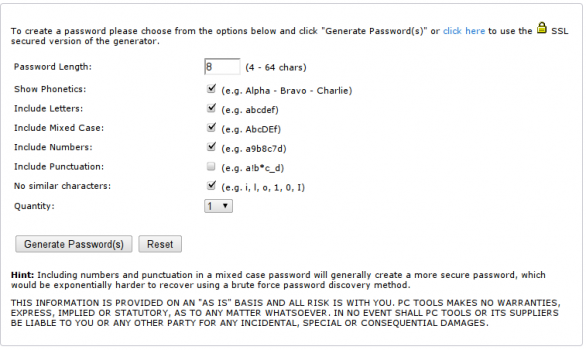 word based password generator