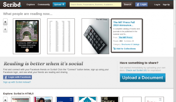 Scribd screenshot