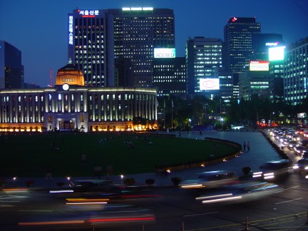 seoul at night