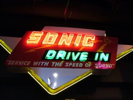 Sonic drive-in sign