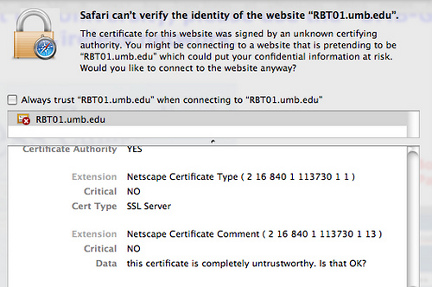 SSL certificate