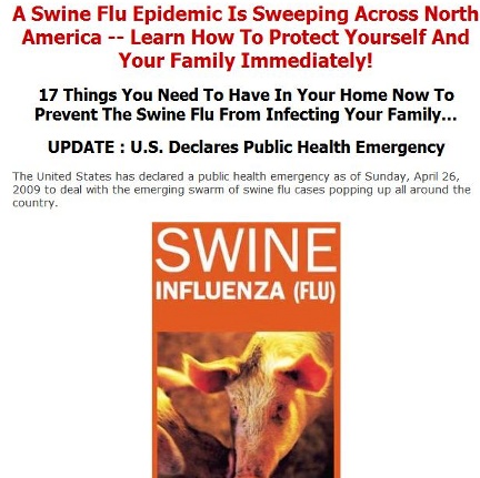 Swine Flu Scam