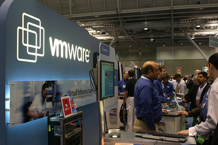 VMware booth at conference